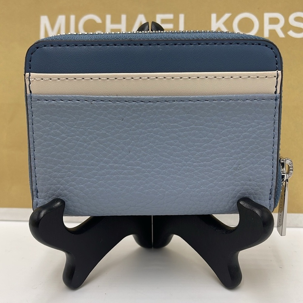 Michael Kors Jet Set Travel Medium Zip Around Color-Block Wallet Card Case
 NWT - Picture 15 of 16